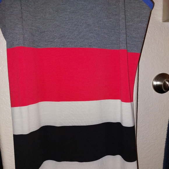 Express Dress sz.M body con Bands fun colors - Picture 5 of 5